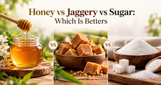  Honey vs Jaggery vs Sugar 