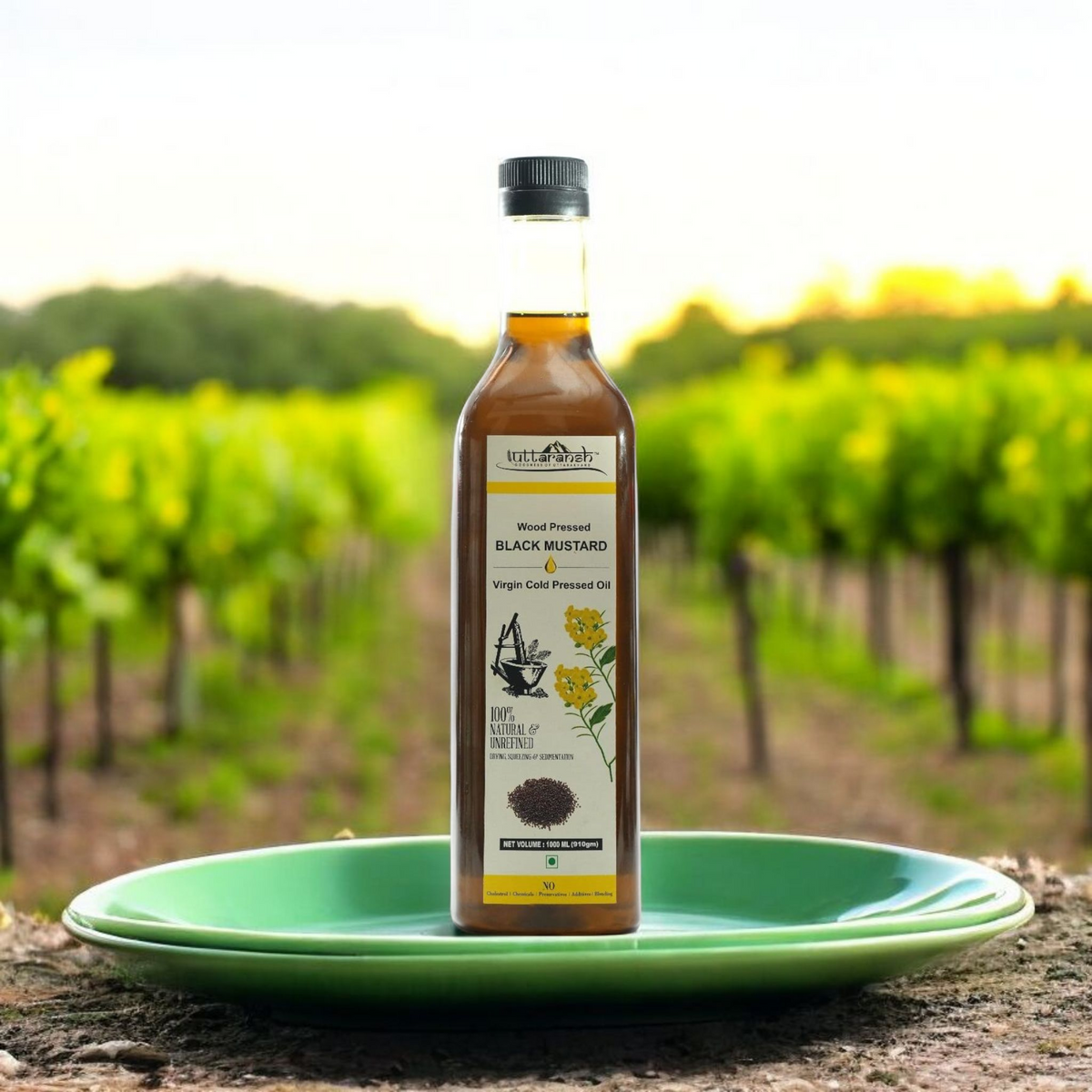 Naturally Made Cold Pressed Black Mustard Oil