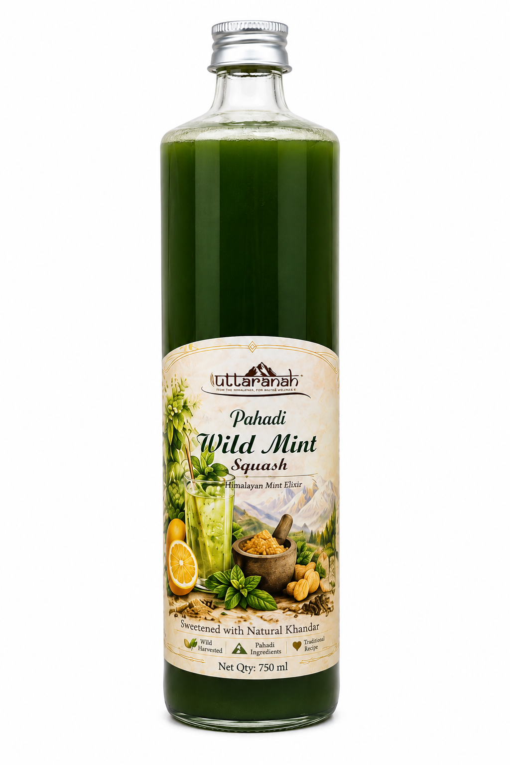 Pahadi Mint Squash 750ml